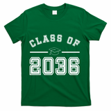 Class Of 2036 Graduation T-Shirt - Green