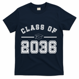Class Of 2036 Graduation T-Shirt - Navy