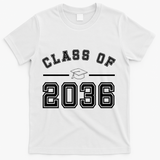 Class Of 2036 Graduation T-Shirt - White