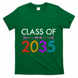 Class Of 2035 Cute Graduation T-Shirt - Green