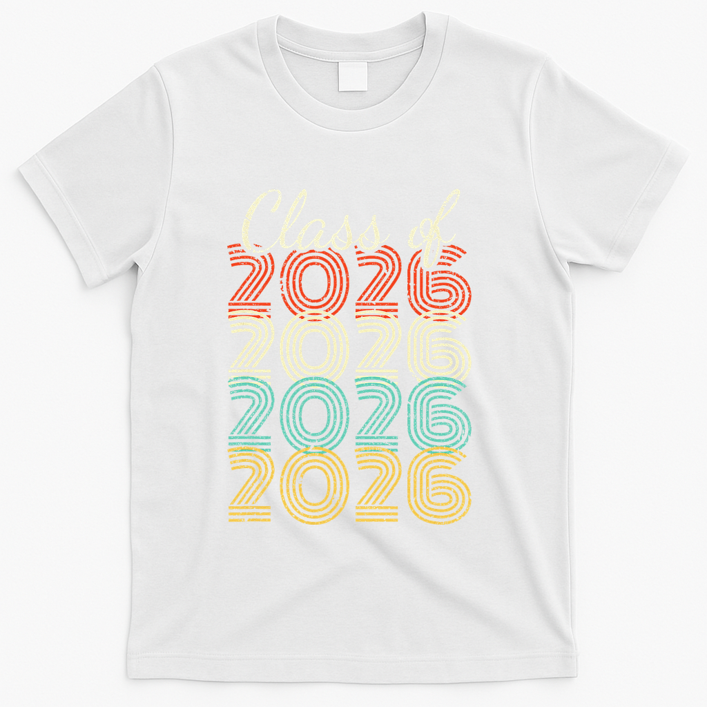 Class Of 2026 Senior 2026 Graduation T-Shirt - White