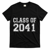 Class Of 2041 Grow With Me Graduation Vintage Premium T-Shirt - Black