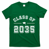 Class Of 2035 Graduation T-Shirt - Green