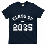Class Of 2035 Graduation T-Shirt - Navy