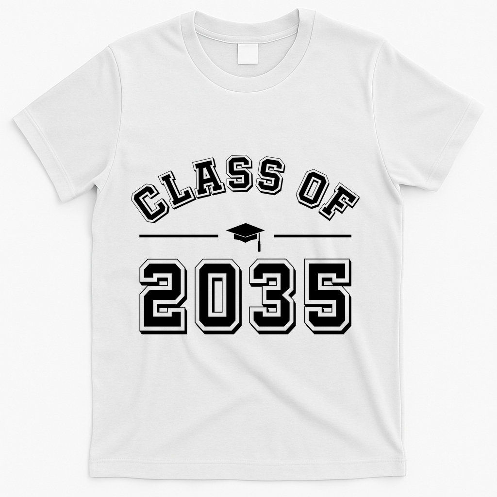 Class Of 2035 Graduation T-Shirt - White