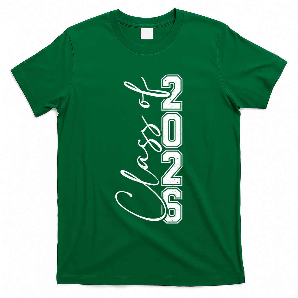 Class Of 2026 Senior Grads Graduation Front And Back T-Shirt