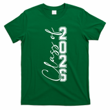 Class Of 2026 Senior Grads Graduation Front And Back T-Shirt - Green