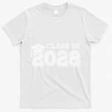 Class Of 2028 Senior Graduation 2028 T-Shirt - White