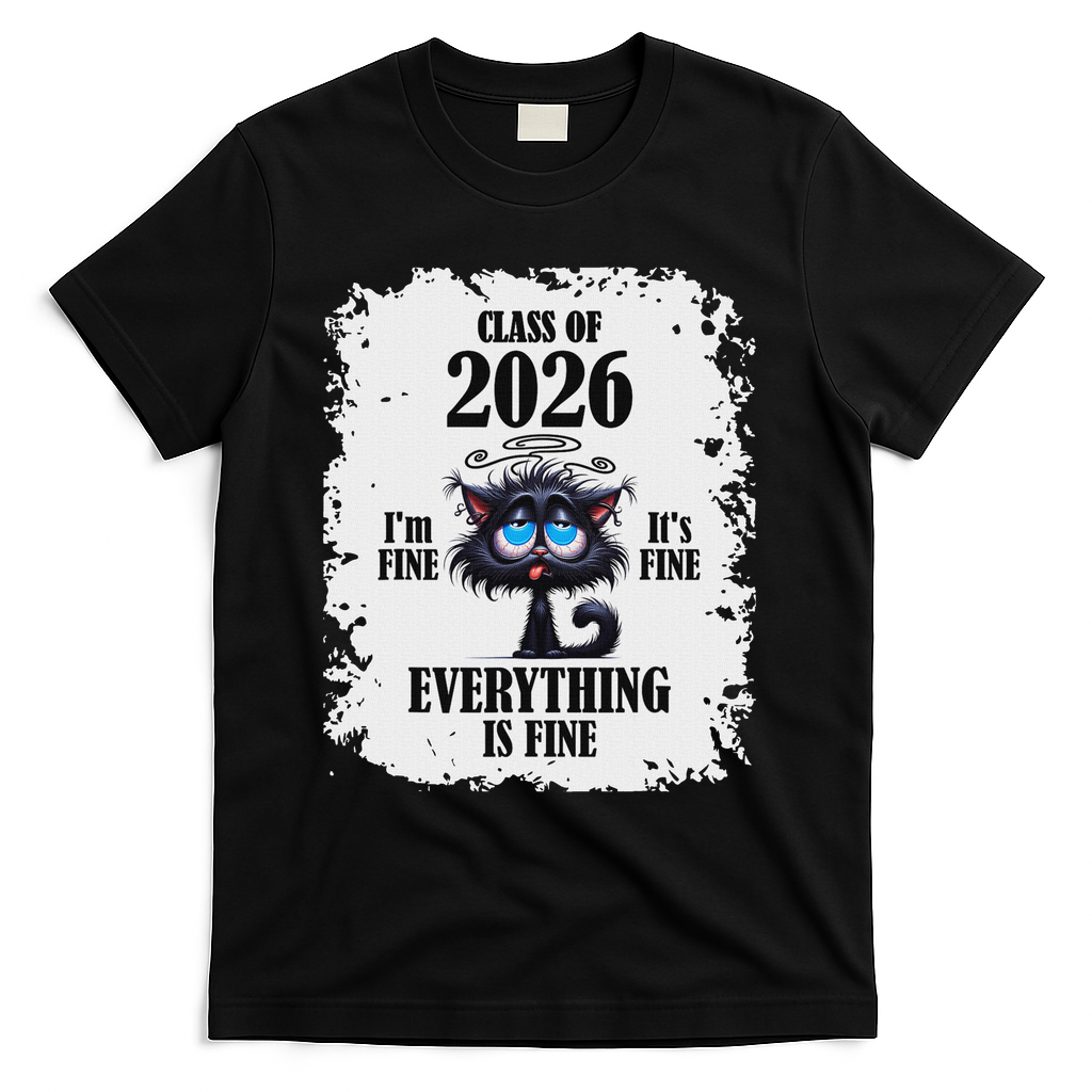 Class Of 2026 T-Shirt - Black