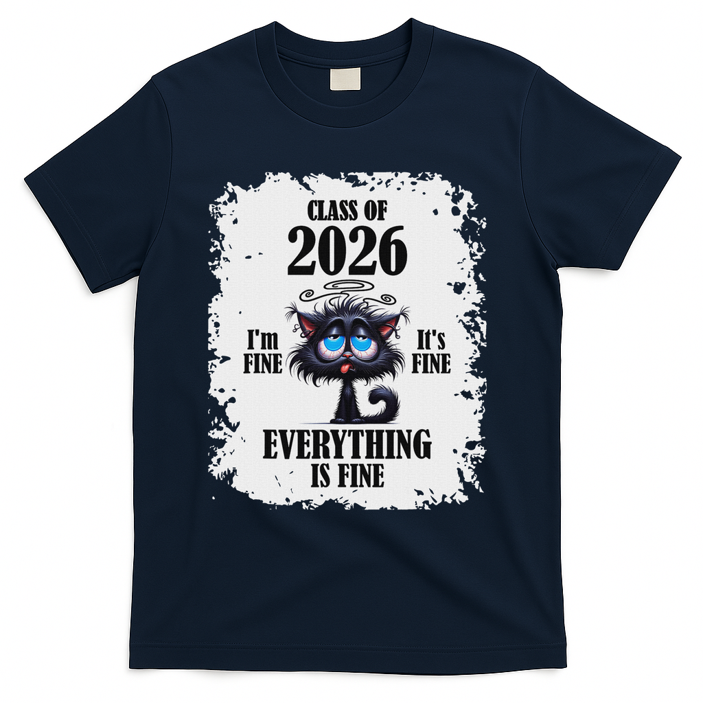 Class Of 2026 T-Shirt - Navy