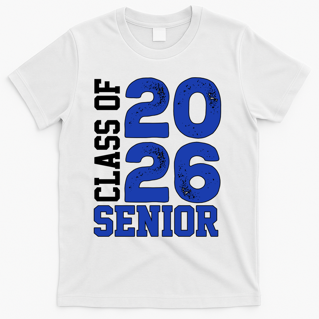 Class Of 2026 Graduation Senior T-Shirt - White