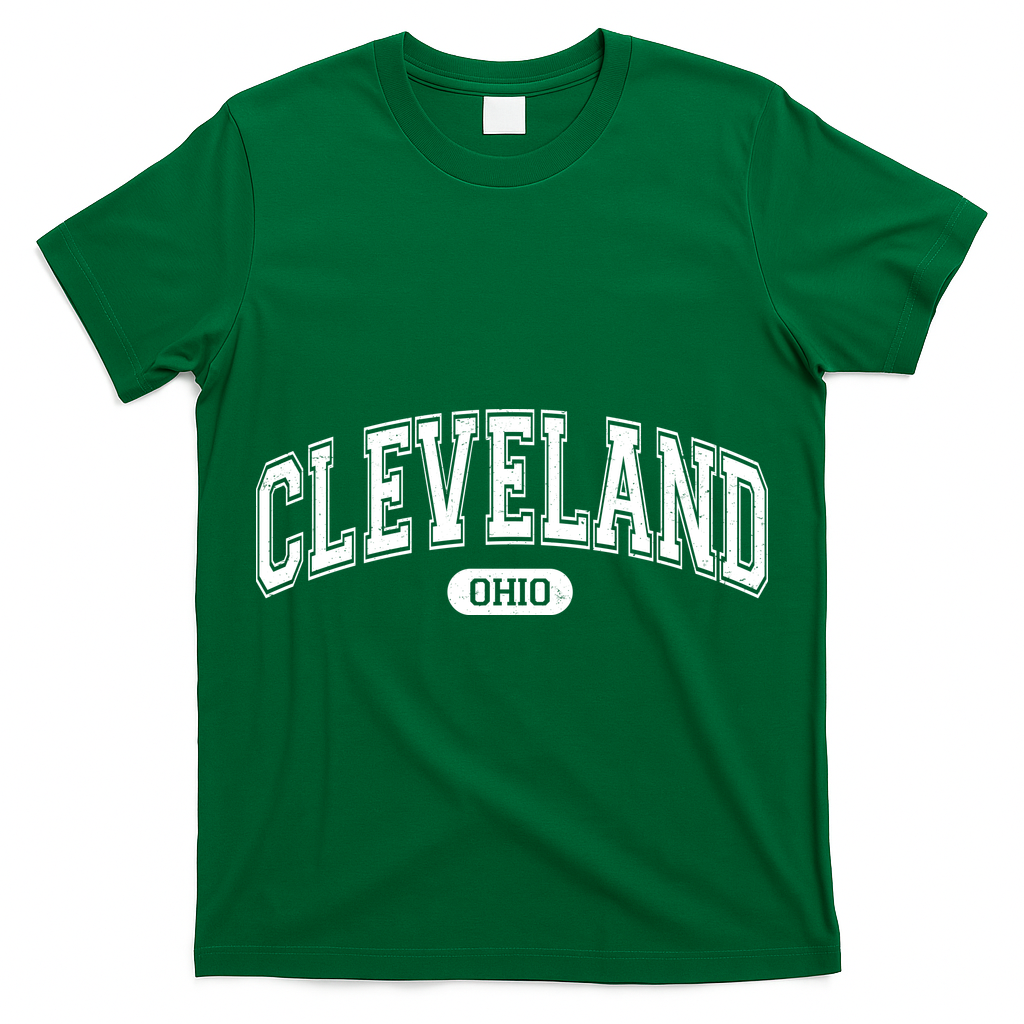 Cleveland Ohio Area Code 216 Front And Back T-Shirt