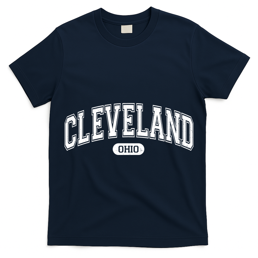 Cleveland Ohio Area Code 216 Front And Back T-Shirt