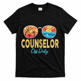 Counselor Off Duty Happy Last Day Of School Summer T-Shirt - Black