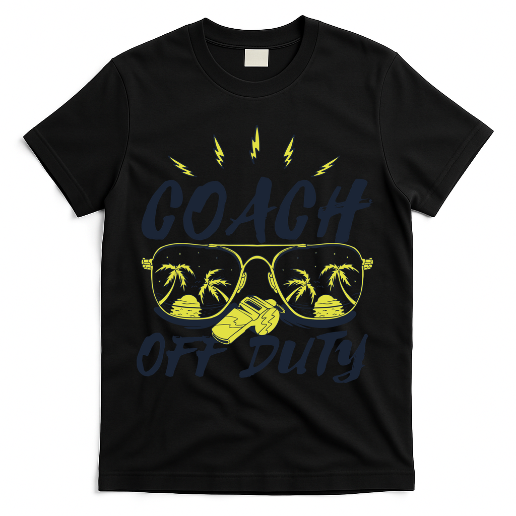 Coach Off Duty Summer Vacation T-Shirt - Black