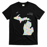Counties Of Michigan Illustration Map T-Shirt