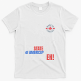 Canadian Patriotic Anti Trump Canada Map T-Shirt - White