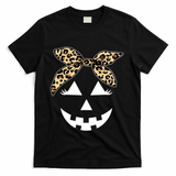 Cheetah Pumpkin Cute Halloween T-Shirt - Black