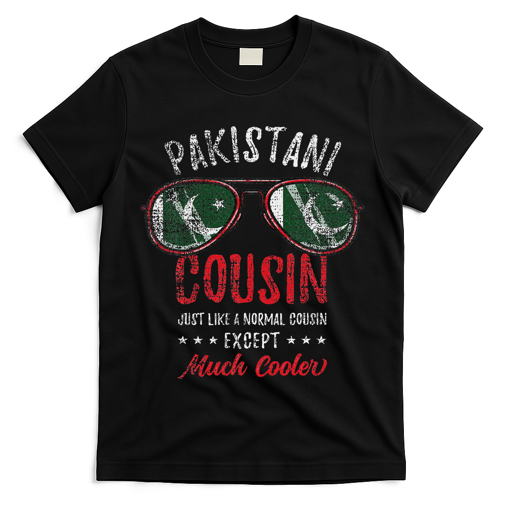 Cool Pakistani Cousin Sunglasses Pakistani Family Vintage T-Shirt