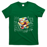 Competitive Puzzle Cube Math Speed Cubing 80S Vintage Toy Funny Gift T-Shirt - Irish Green