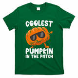 Coolest Pumpkin In The Patch Dabbing Halloween T-Shirt - Irish Green
