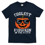 Coolest Pumpkin In The Patch Halloween Great Gift T-Shirt - Navy Blue