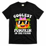 Coolest Pumpkin In The Patch Gift Funny Halloween Costume Gift T-Shirt - Black