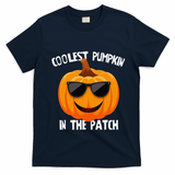 Coolest Pumpkin In The Patch Halloween Gift Gift T-Shirt - Navy Blue