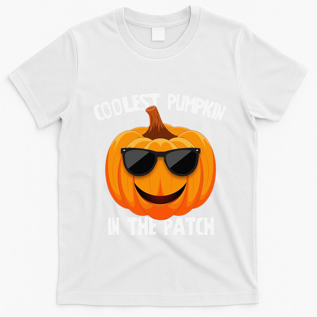 Coolest Pumpkin In The Patch Halloween Gift Gift T-Shirt - White