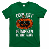 Coolest Pumpkin In The Patch Halloween Gift T-Shirt - Irish Green