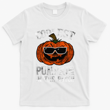 Coolest Pumpkin In The Patch Halloween Gift T-Shirt - White