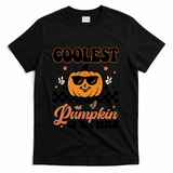 Coolest Pumpkin In The Patch Fall Vibes Retro Halloween Autumn T-Shirt - Black