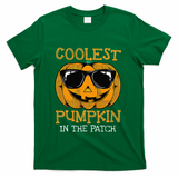 Coolest Pumpkin In The Patch Halloween T-Shirt - Green