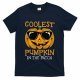 Coolest Pumpkin In The Patch Halloween T-Shirt - Navy