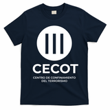 CECOT Prison Jail Funny Halloween Costume El Salvador T-Shirt - Navy Blue