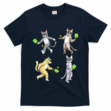 Cats Playing Pickleball T-Shirt