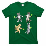 Cats Playing Pickleball T-Shirt