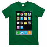 Cell Phone Smartphone Mobile App Halloween Costume T-Shirt - Irish Green