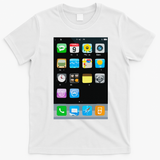 Cell Phone Smartphone Mobile App Halloween Costume T-Shirt - White