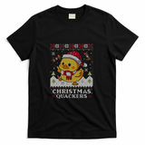 Christmas Quackers - Cute Duck - Black