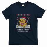 Christmas Quackers - Cute Duck - Navy