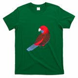 Crimson Rosella Bird - Green