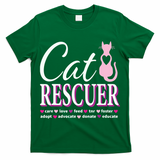 Cat Rescue Gift Feral Kittens Homeless Cats Shelter TNR Tee T-Shirt