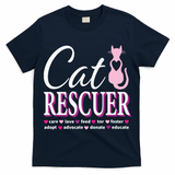 Cat Rescue Gift Feral Kittens Homeless Cats Shelter TNR Tee T-Shirt