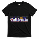 California Retro Summer Paradise T-Shirt - Black