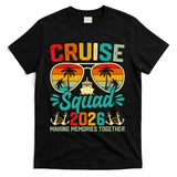 Cruise Squad 2026 Summer Vacation T-Shirt - Black