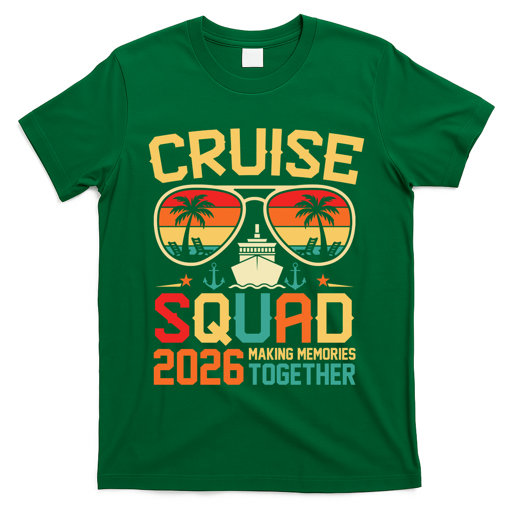Cruise Squad 2026 Family Summer Trip T-Shirt