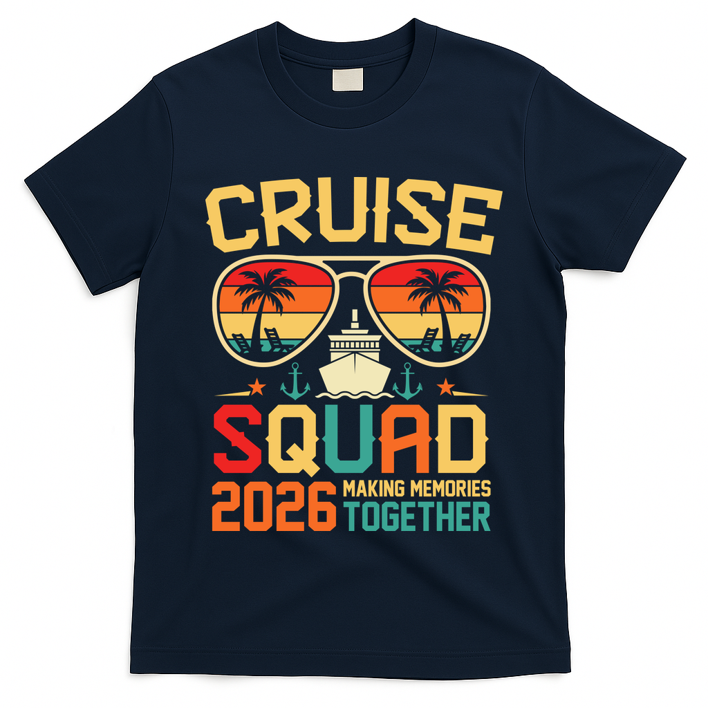 Cruise Squad 2026 Family Summer Trip T-Shirt