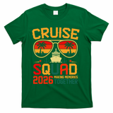 Cruise Squad 2026 Family Summer Trip T-Shirt - Green