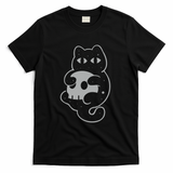 Cosmic Skull and Cat - Black